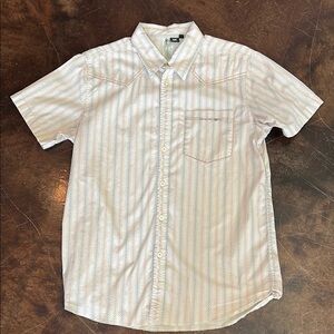 Vintage inspired Men’s Button down short sleeve  by O-Kley size Medium